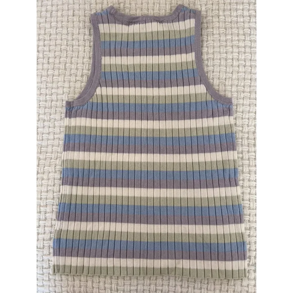 H&M Striped Rib Tank Top - Picture 5 of 6